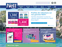 Tablet Screenshot of nett.fr